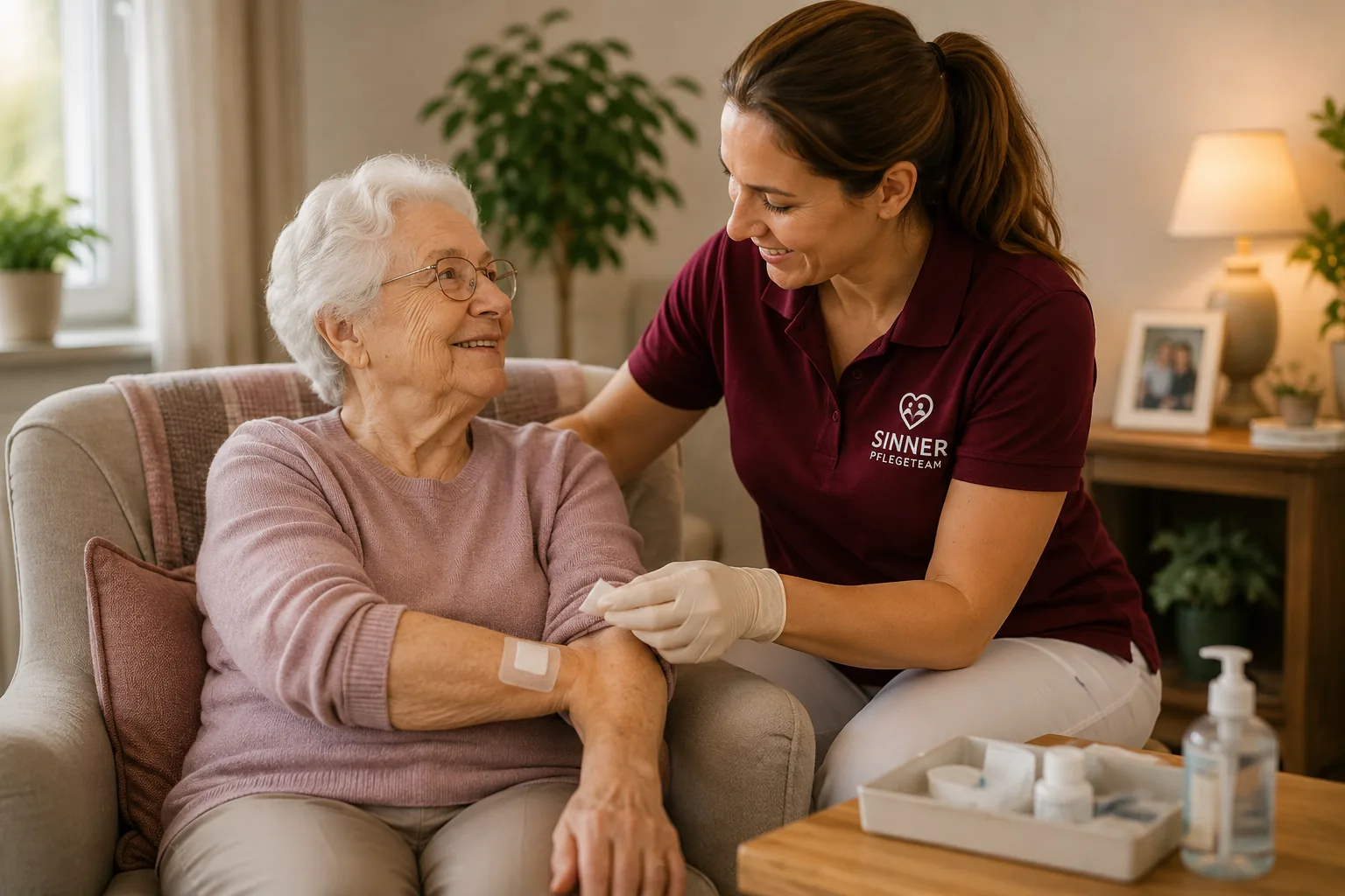 Behandlungspflege durch eine Pflegekraft zu Hause